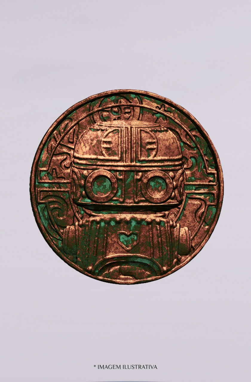 Moeda Magnética - Tinco Oxidado
