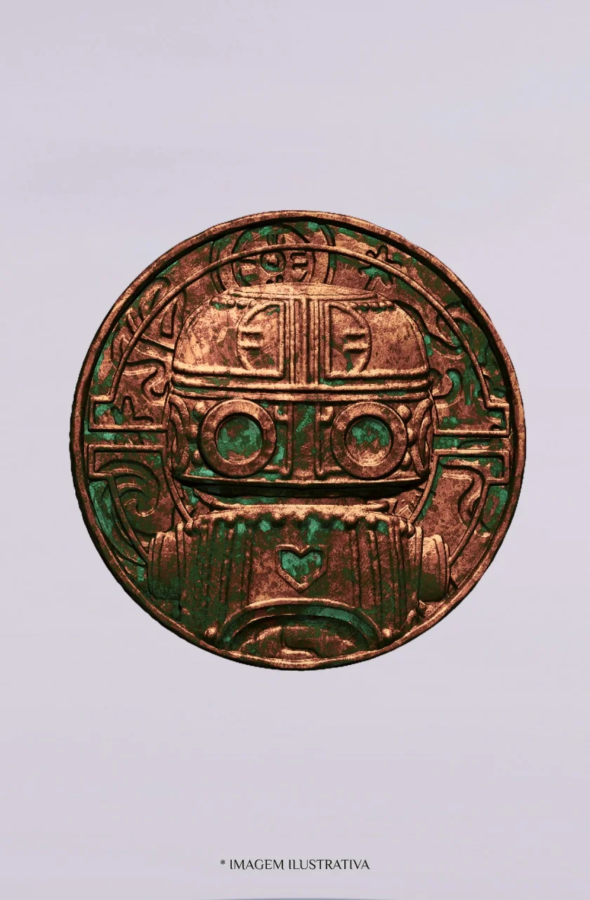 Moeda Magnética - Tinco Oxidado